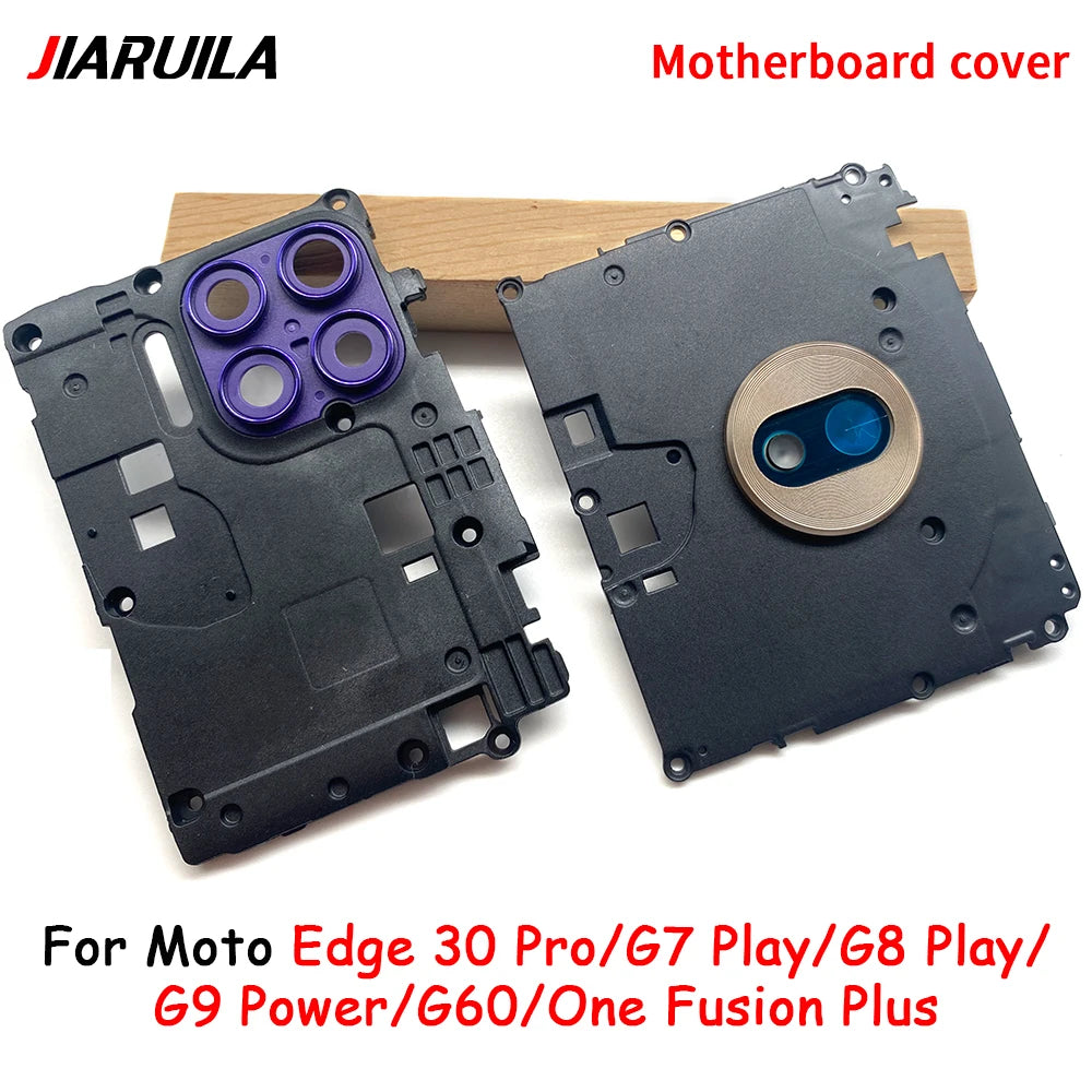Motherboard Housing Rear Mainboard Frame Cover Lens Holder For Moto G60 G7 G8 Play G9 Power Edge 30 Pro One Fusion Plus Motorola phone repair parts