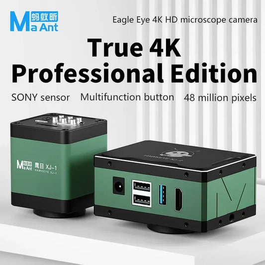 Maant XJ-1 2 4K UHD 30fps bulit-in SONY imx678 1/1.8sensor HDMI and USB output digital industrial microscope camera with C mount Professional Repair Tools