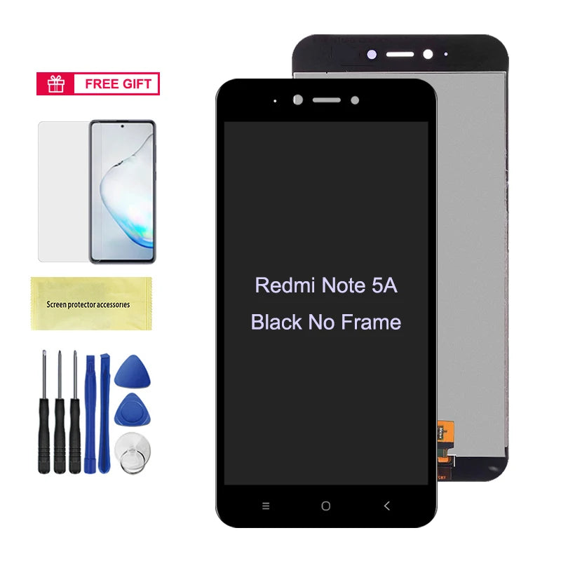 5.5" Display Screen for Xiaomi Redmi Note 5A LCD Display Touch Screen With Frame Replacement for Xiaomi Redmi Note 5A Prime / Y1 Xiaomi phone repair parts