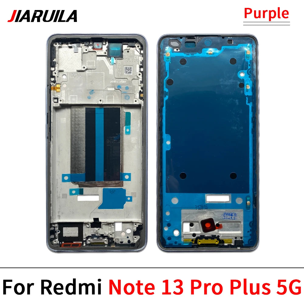 New For Xiaomi Redmi Note 13 Pro Plus 4G 5G Front Housing LCD Frame Screen Bezel Holder Xiaomi  Xiao mi phone repair parts