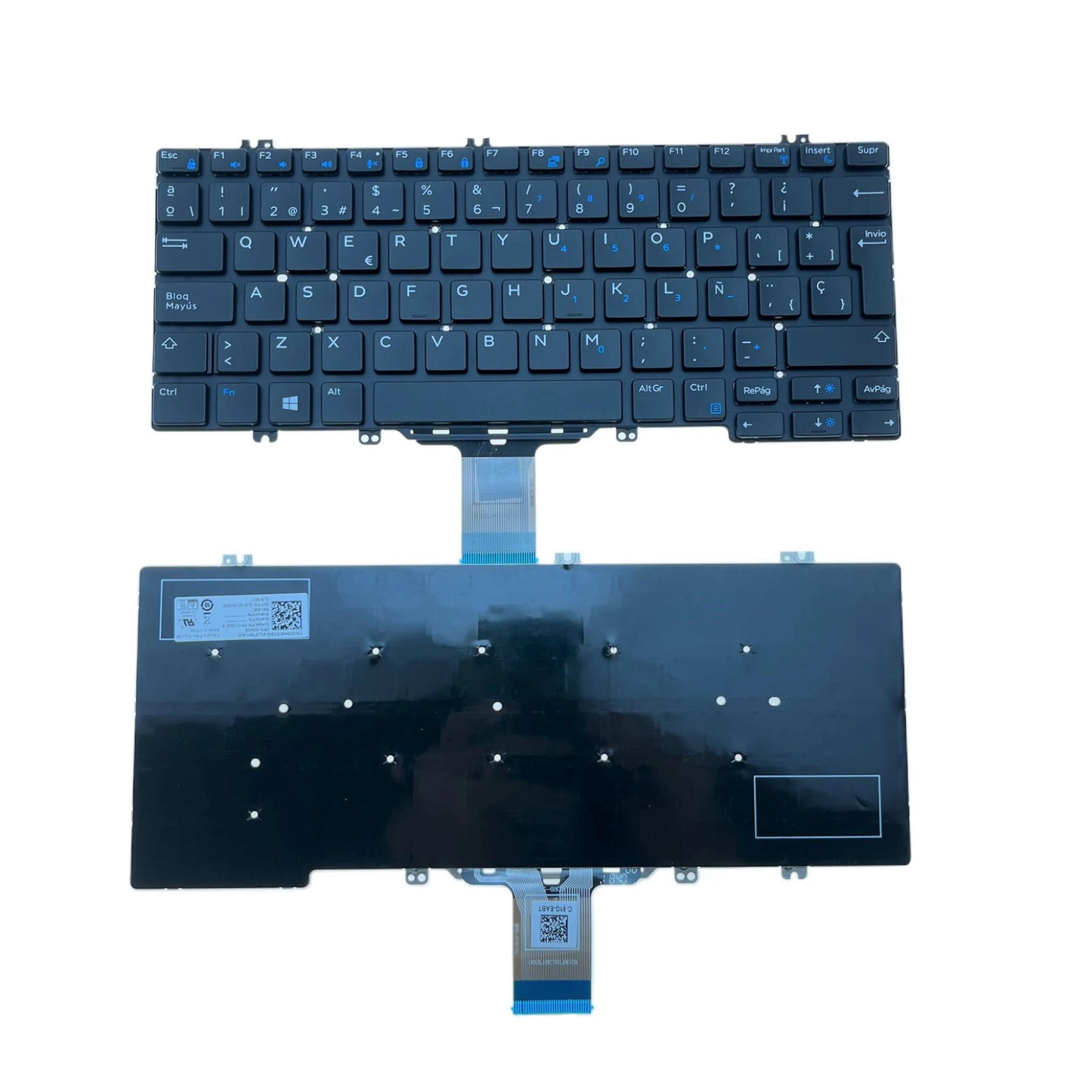 New Spanish Laptop Keyboard For Dell Latitude E5280 5288 5289 7280 E7380 E7220 Notebook PC Replacement 02GH26Dell laptop repair parts