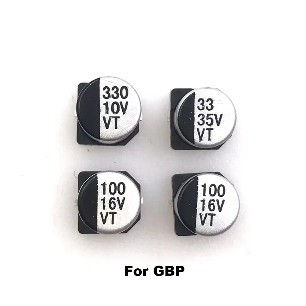 1-5pcs Capacitor Inductor Replacement Part For Gameboy Advance GBA SP GBC GBP For TurboExpress / PC Engine GT Capacitor Kit Game console repair parts