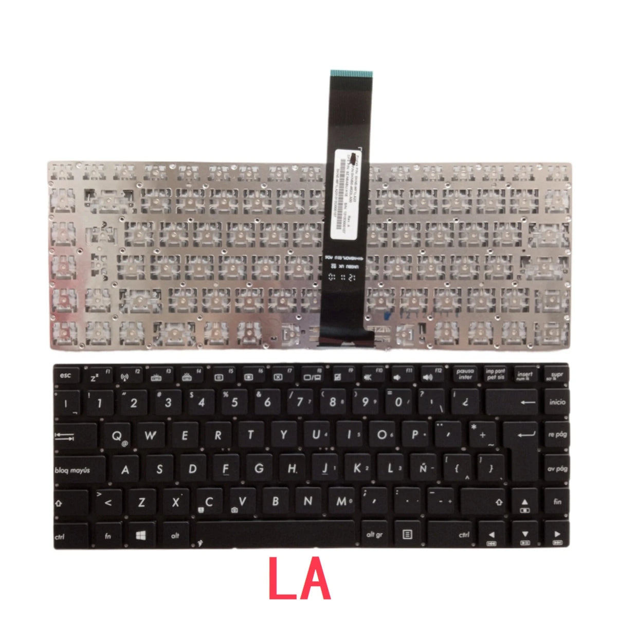 New US Russian Spanish Latin Laptop Keyboard For ASUS N46 N46VB N46VJ N46VM N46VZ Notebook PC Replacement ASUS laptop repair parts