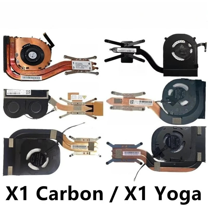 Cooling fan for Thinkpad X1 yoga Carbon 2nd 3rd 4/5/6/7th Gen8/9/10/11/12 2in1 75Y5774 4W1509 5H40W36681 5H41M43388 5H41J76276 Lenovo laptop repair parts