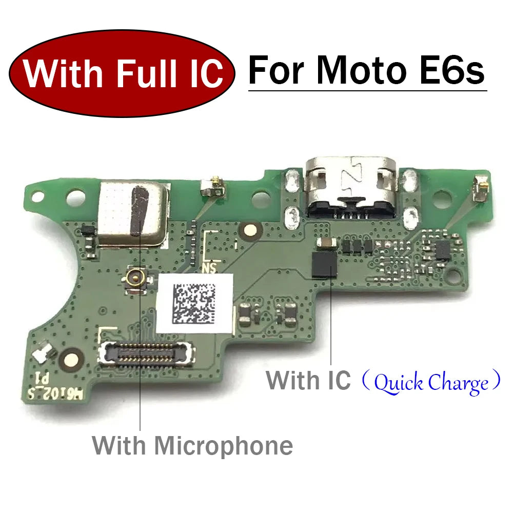 OEM For Motorola Moto E6s USB Charging Port Board Flex Cable Connector Microphone Module Motorola phone repair parts