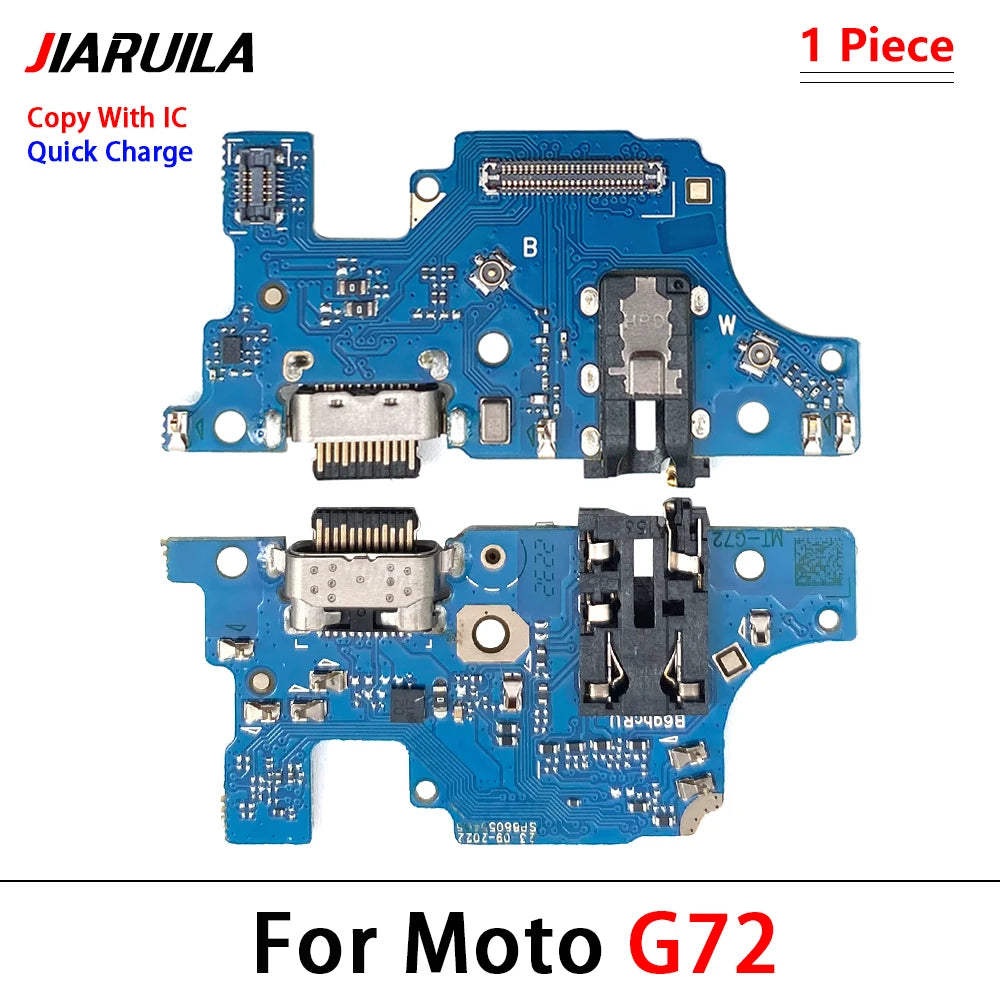 For Motorola Moto E13 E22 E20 E30 E32 G13 G22 G23 G32 G52 G53 G82 G72 USB Charging Port Dock Charger Connector Board Flex Cable Motorola phone repair parts