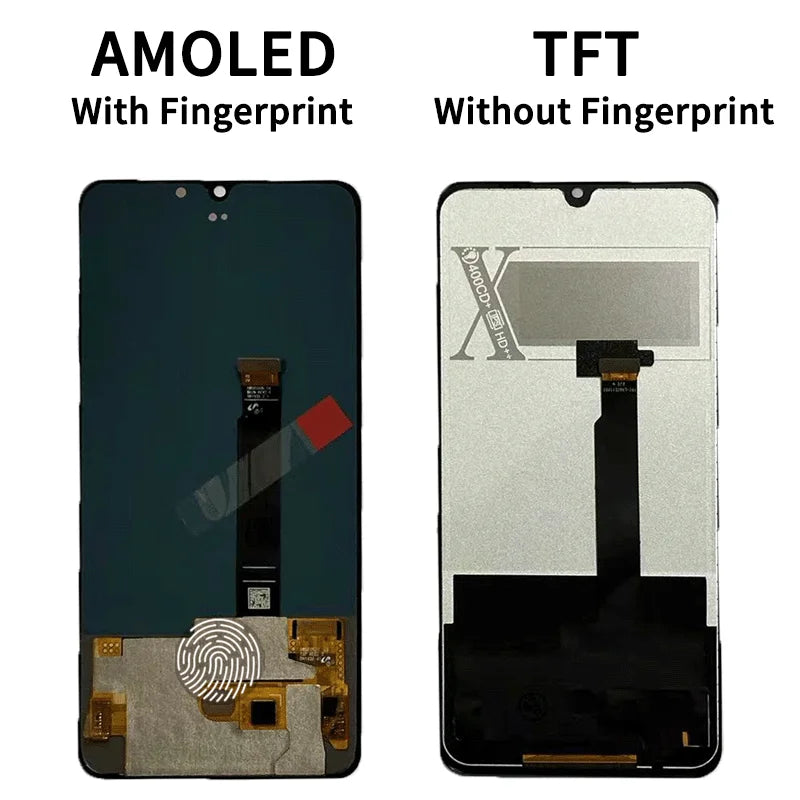 6.5"Super AMOLED For Realme X2 Pro LCD RMX1931 Display Touch Screen Digitizer For Realme X2Pro Display Replacement Realme phone repair parts   Oppo phone repair parts