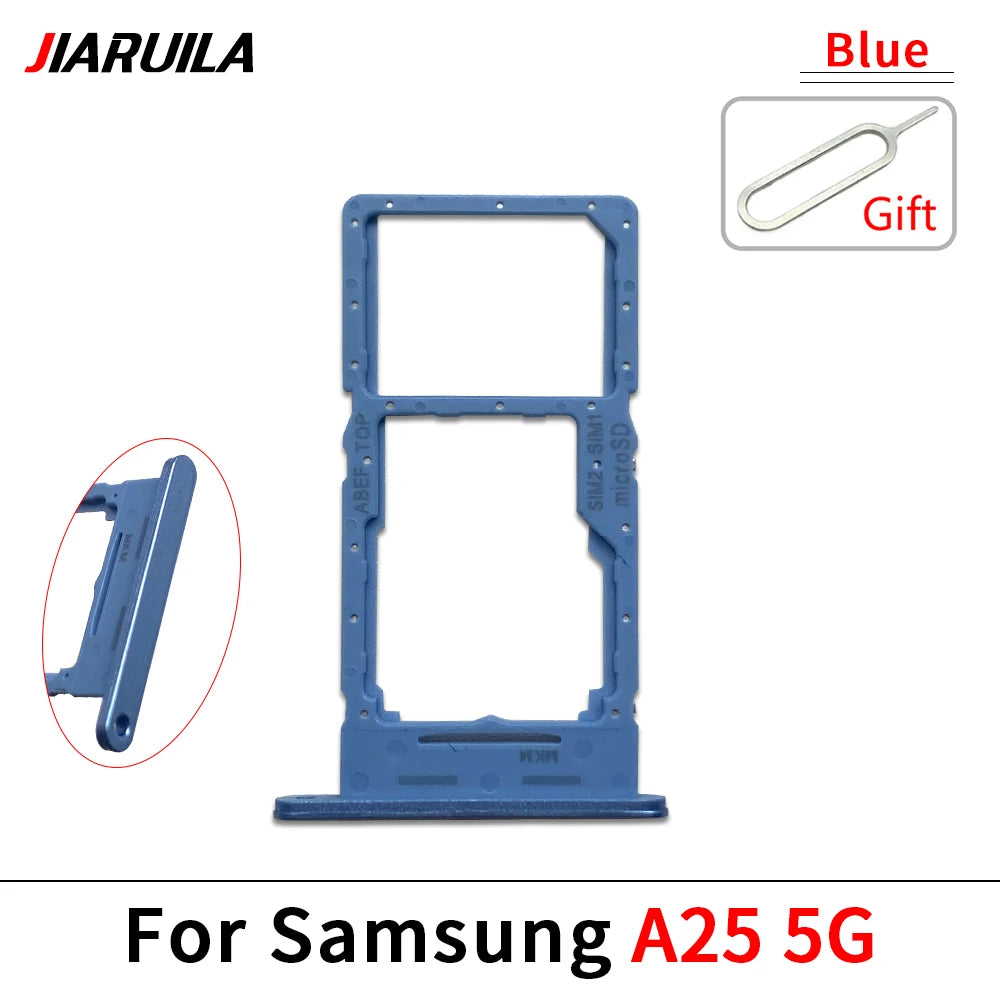 New For Samsung A15 A25 A35 A55 4G 5G SIM Card Slot SD Card Tray Holder Adapter Repair Parts Samsung phone repair parts