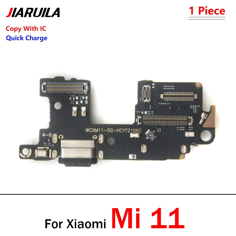 New USB Charging Port Dock Charger Plug Connector Board Flex Cable For Xiaomi Mi 10 10T 11 11T 12 12T 13 13T 14 Pro Lite  Xiaomi  Xiao mi phone repair parts