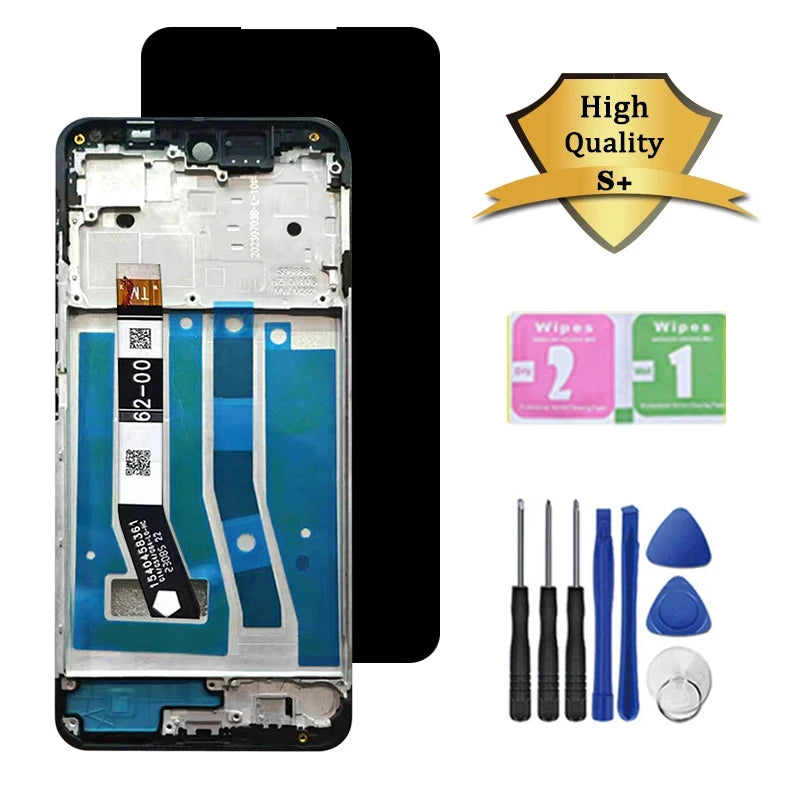 6.5"IPS 120Hz For Motorola Moto G64 LCD Display Touch Screen Digitizer Assembly With Frame Replacement Repair Parts Motorola phone repair parts