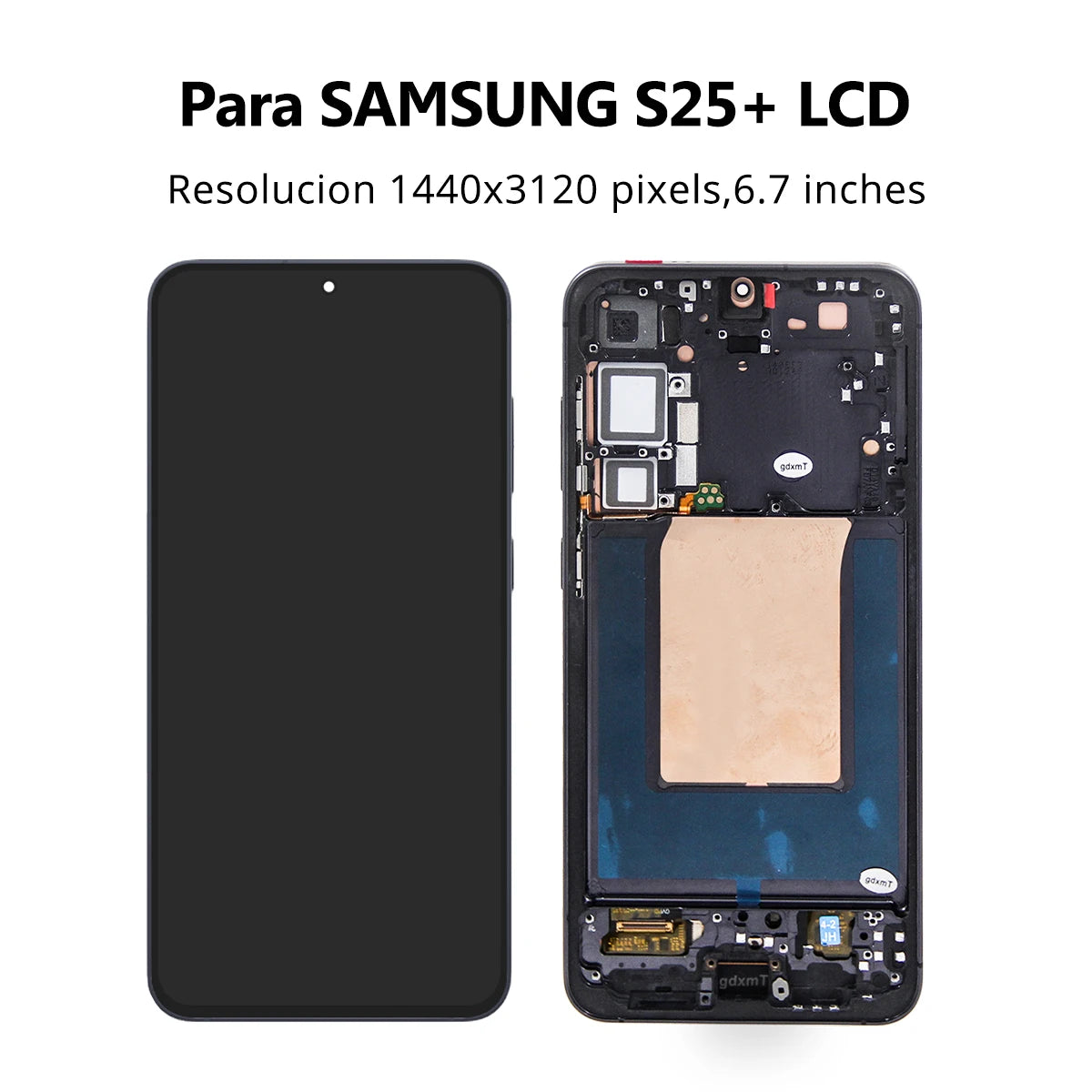 6.7'' AMOLED S25+ For Samsung S25 Plus S25+ S936B S936U S936W S936N S936E With Frame LCD Display Touch Screen Digitizer Assembly Samsung phone repair parts