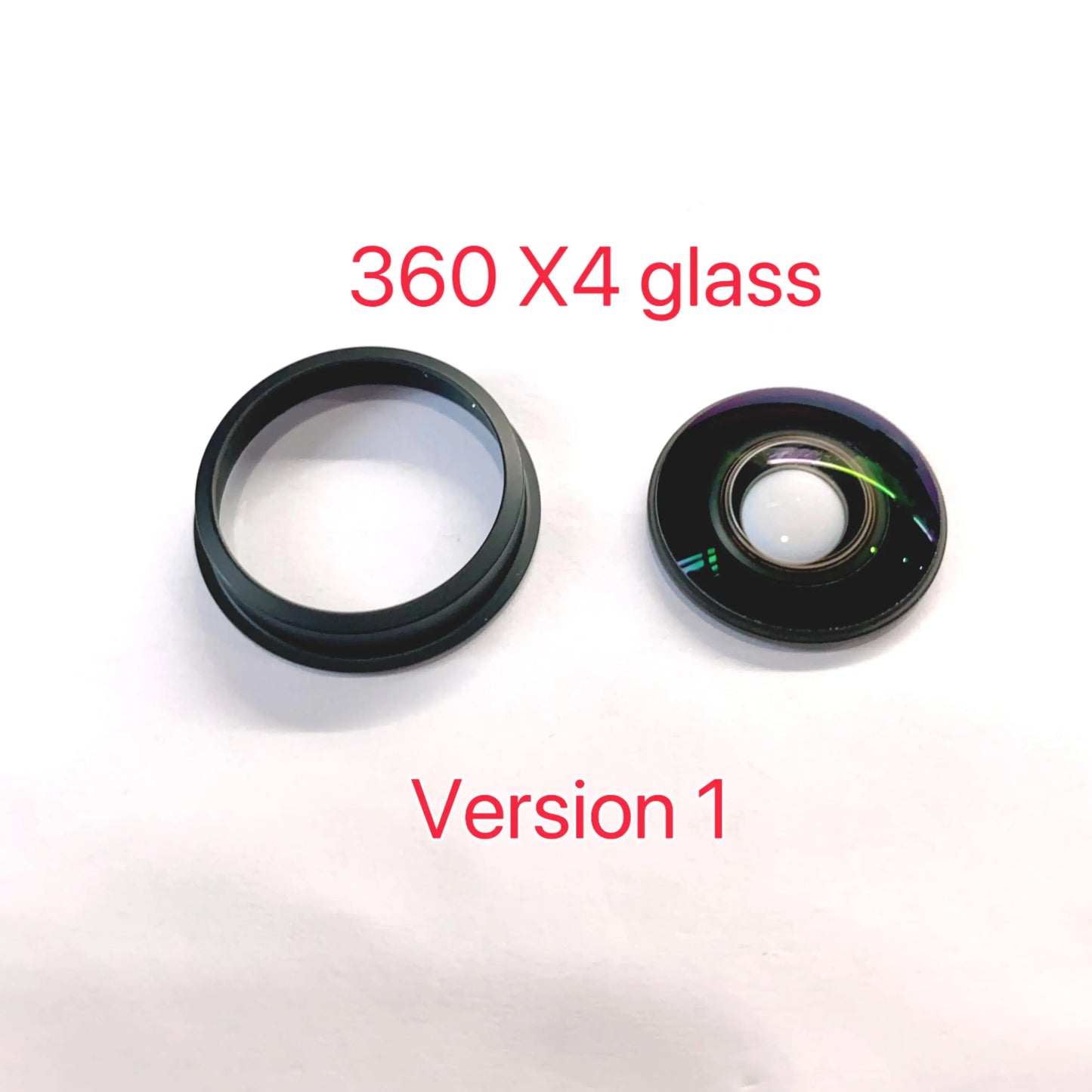 New X4 Lens Glass for Insta360 One X4 Lens Glass with Base Ring Replacement Parts Digital Camera repair parts