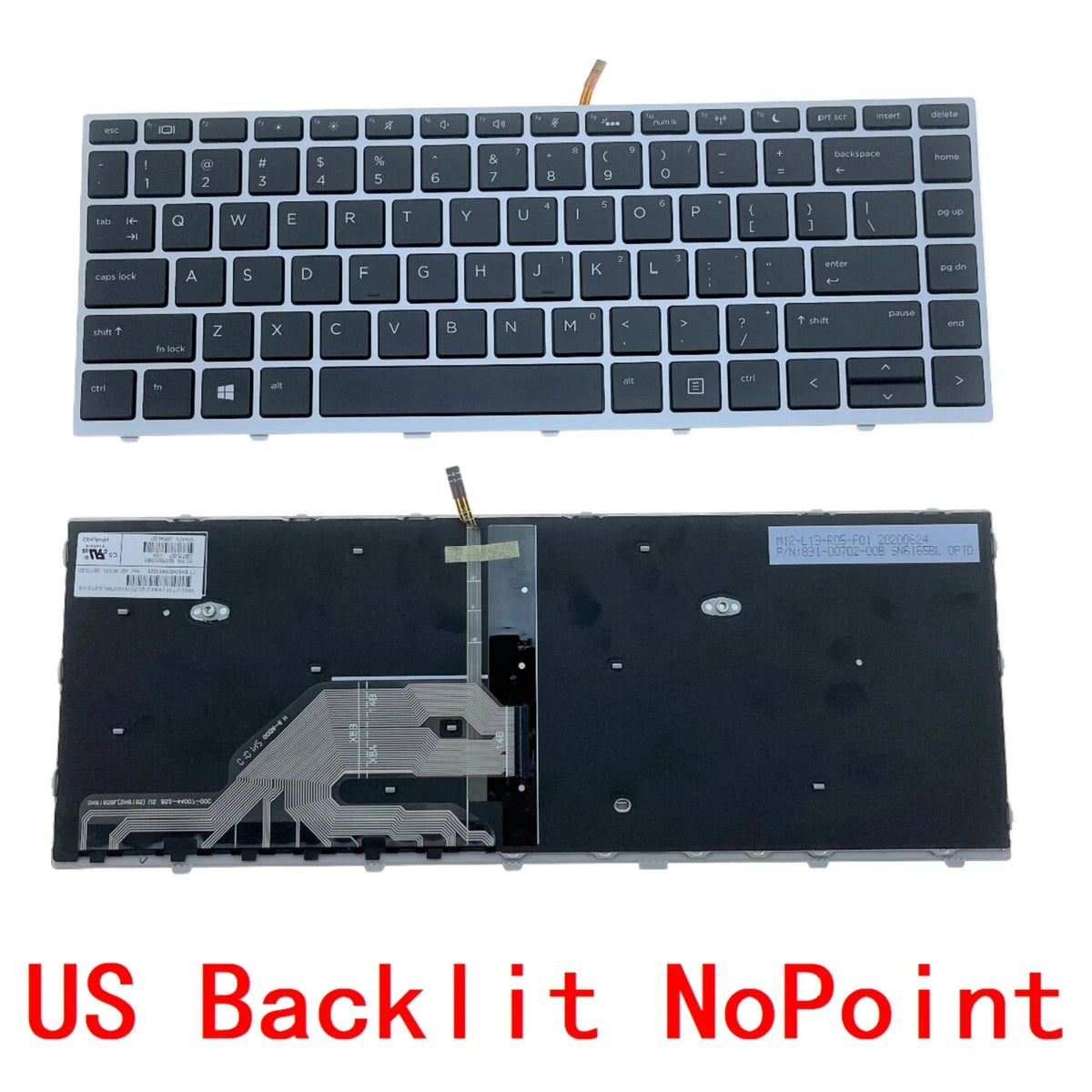 New US Russian Spanish Latin Brazil Japan Backlit Keyboard For HP Probook 430 G5/ 440 G5/ 445 G5/ 640 G4/ 640 G5/ 645 G4/ 645 G5  HP laptop repair parts