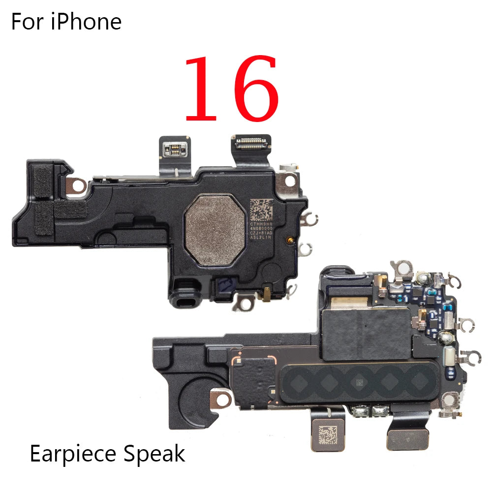 Front Earpiece Flex Cable for iPhone 15  Plus 16 Pro Max Ear Lound Buzzer Sound Speaker Headset fix  Parts iPhone phone repair parts