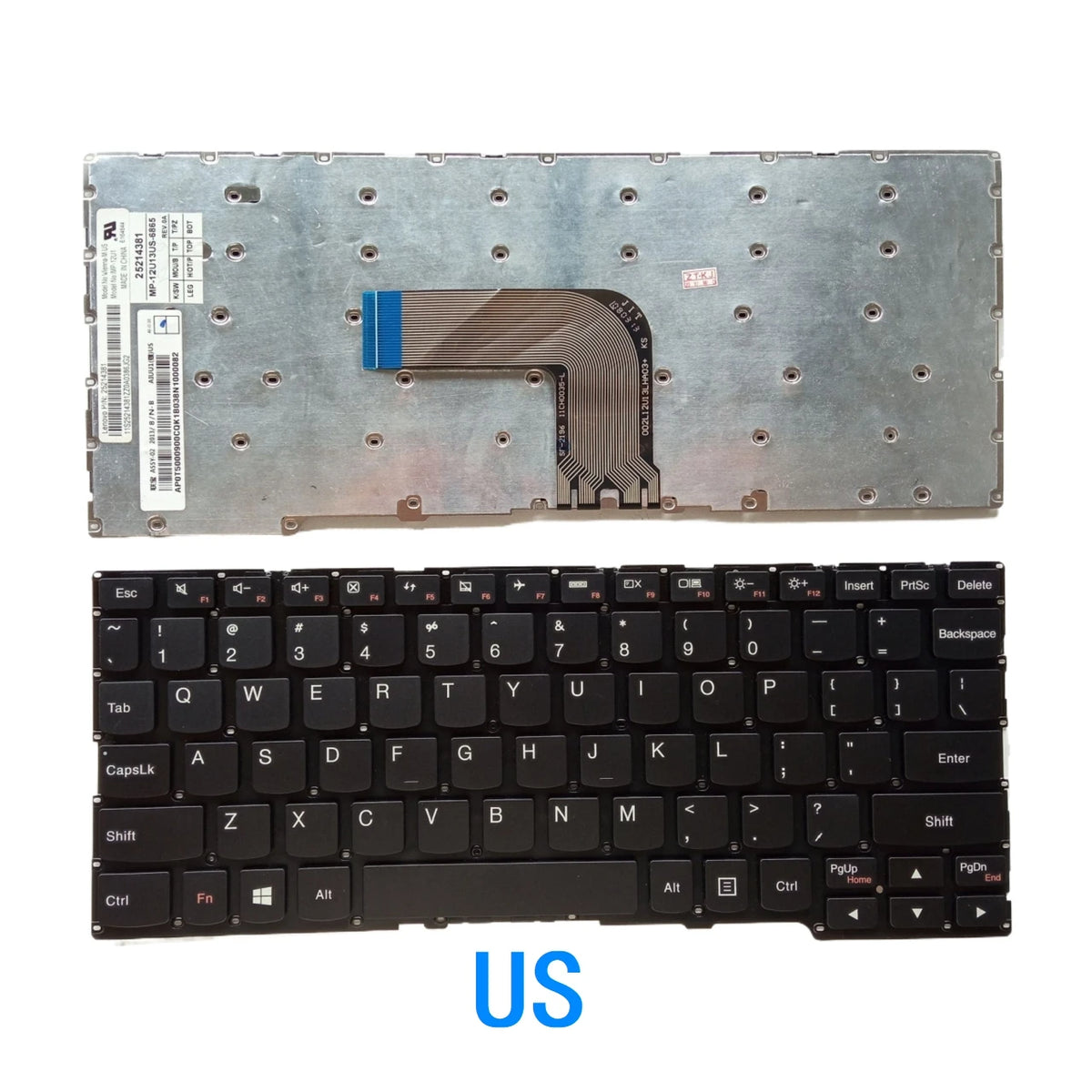 New US Spanish Language  Keyboard For Lenovo YOGA 211 Notebook PC Replacement Keyboard Lenovo laptop repair parts