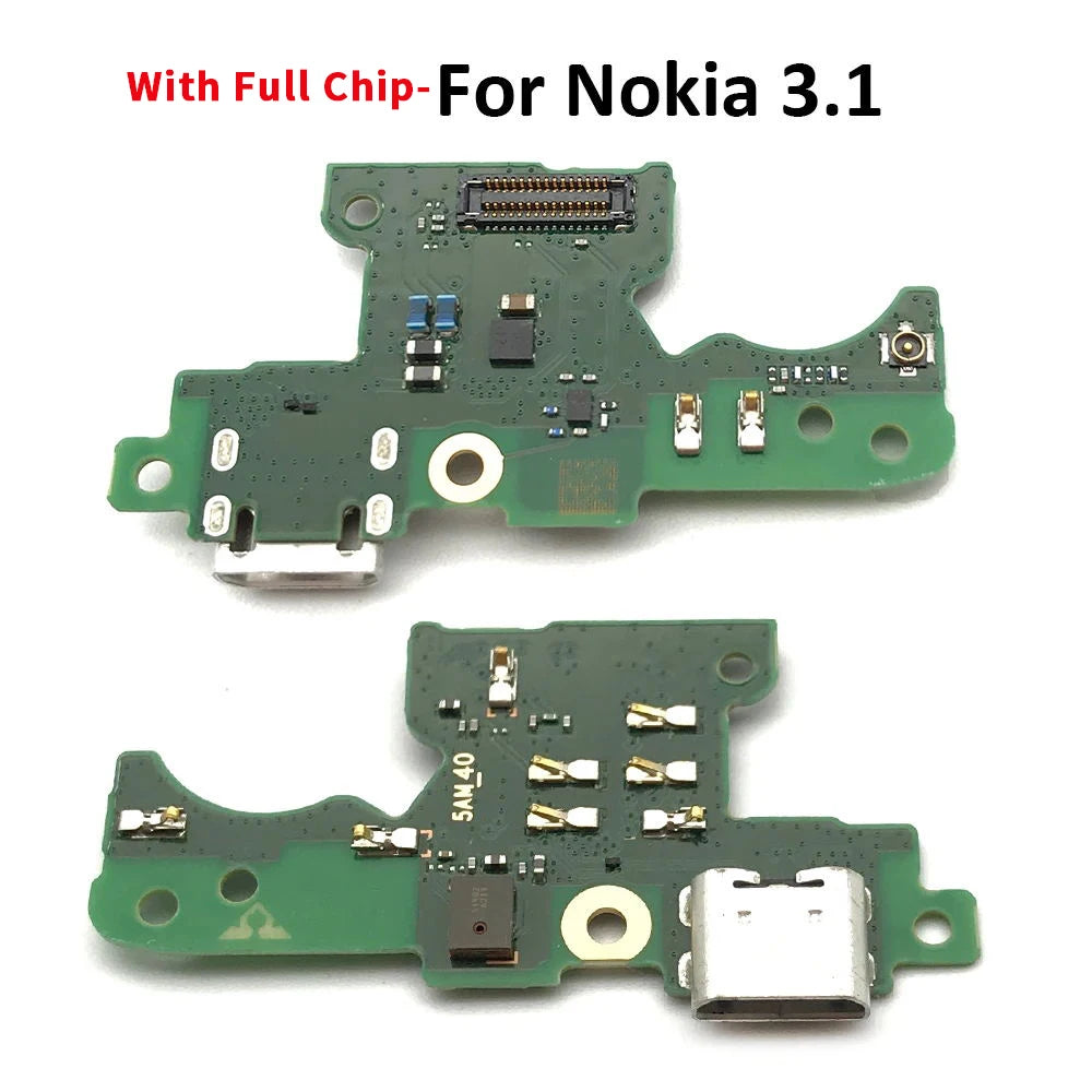 Micro Dock Connector USB Charging Port Flex Cable For Nokia 3.1 3 (2018) TA-1049 TA-1057 TA-1063 TA-1070 5.2" Repair Parts Nokia phone repair parts