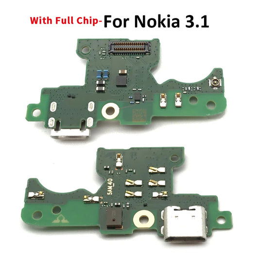 Micro Dock Connector USB Charging Port Flex Cable For Nokia 3.1 3 (2018) TA-1049 TA-1057 TA-1063 TA-1070 5.2" Repair Parts Nokia phone repair parts