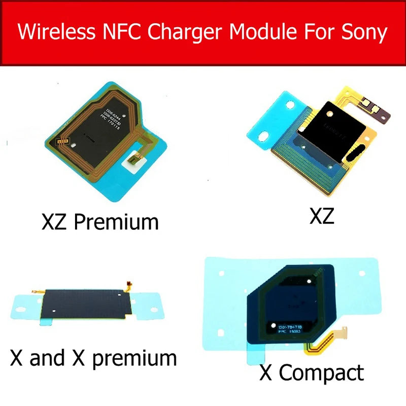 Back Cover Wireless Charging NFC Antenna Chip For Sony Xperia X/X Premium/X Compact /XZ XZ Premium Charger NFC Antenna Module Sony phone repair parts