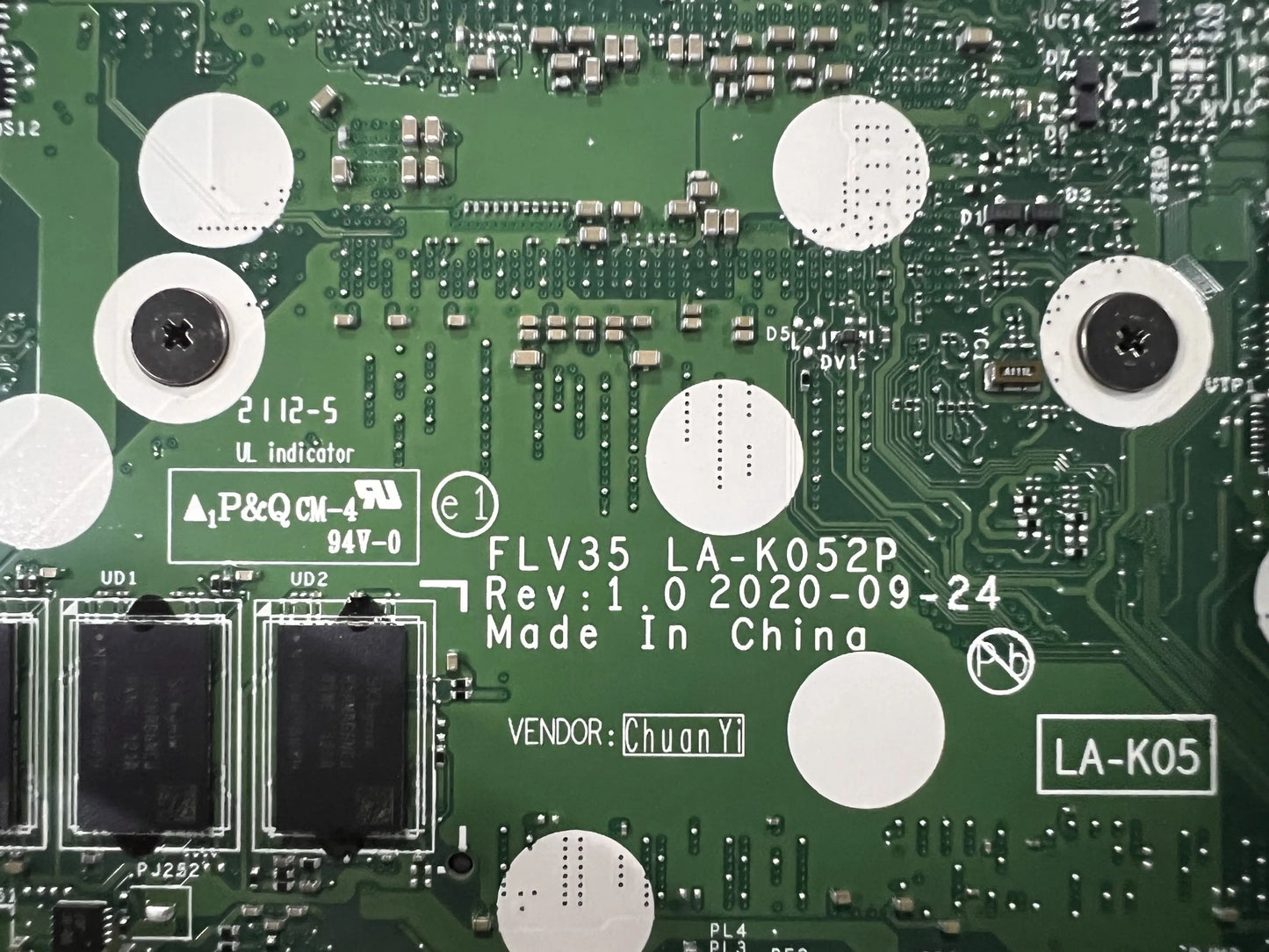 For Lenovo ThinkBook 15 G2 ITL LA-K052P Laptop Motherboard With CPU i3-1115G4 i5-1135G7 i7-1165U RAM 8G 5B21B33034 5B21B32892 Lenovo laptop repair parts