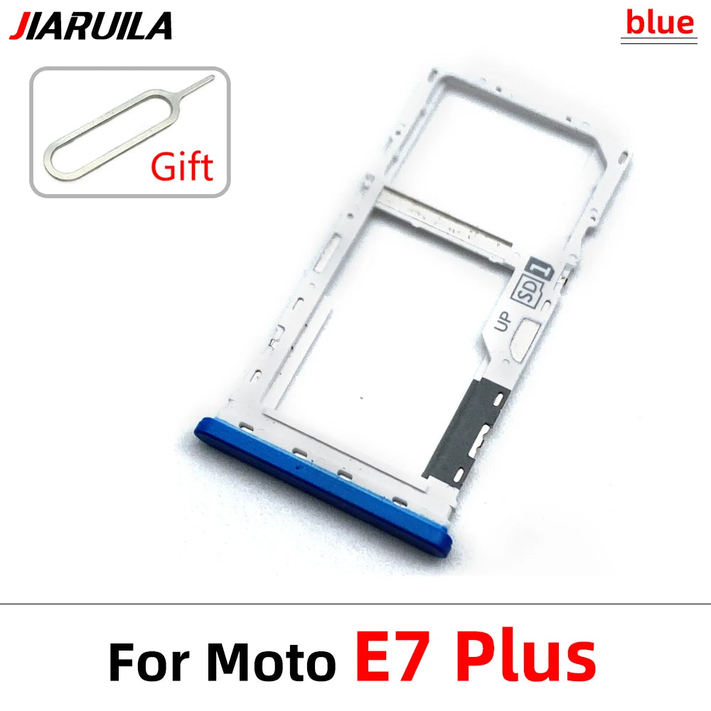 10Pcs/Lot, New For Motorola Moto E6 Play E6s E7 Plus E7i Power E20 E40 SIM Card Tray Slot Holder Adapter Accessories Motorola phone repair parts
