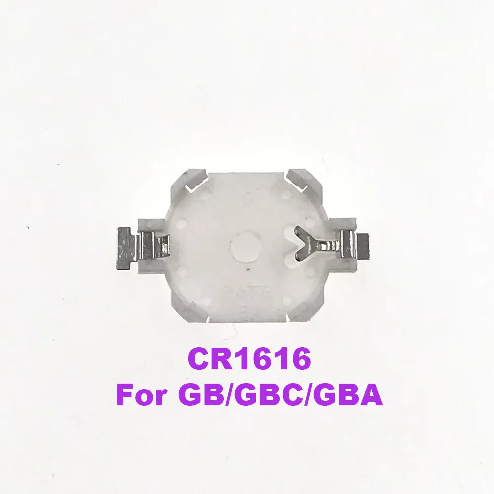 2-20pcs DIY CR1616 Battery Holder For GB GBC GBA ，CR2032 For FC SFC NES SNES N64 Game Card Battery Holder Game console repair parts