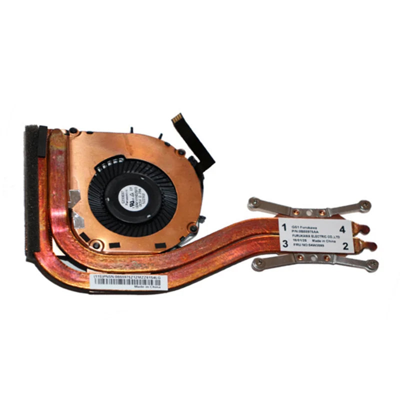 New Original For Laptop Lenovo ThinkPad X1 Carbon 1st Gen 2013 X1C CPU Cooling Fan Heatsink Radiator FRU PN:04W3589 Lenovo laptop repair parts