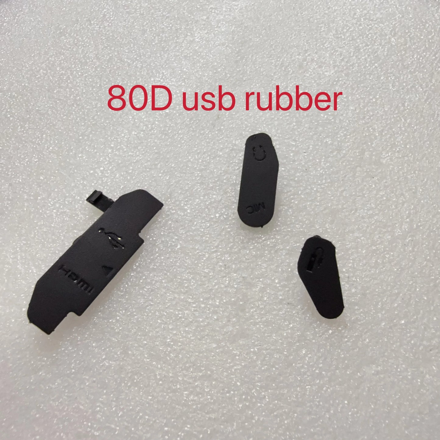NEW For Canon EOS 80D HDMI / USB / MIC Rubber Camera Repair Part  Digital Camera repair parts