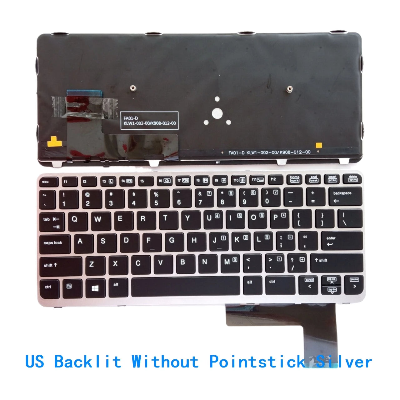 New US Spanish Language  Backlit Keyboard For HP Elitebook 820 G1 820 G2 Notebook PC Replacement Keyboard HP laptop repair parts
