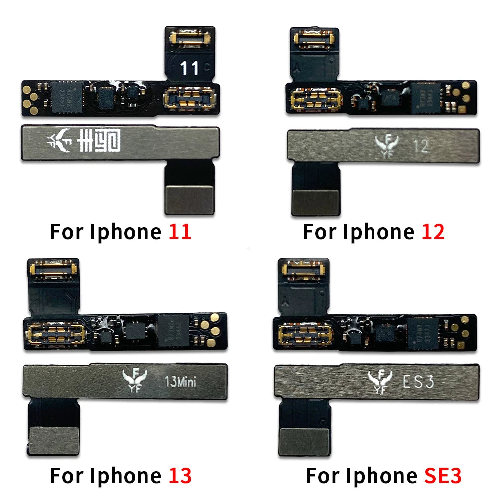 Battery Repair Flex Cable Tag on Built in For iPhone 11 12 13 14 15 Pro Max Plus Mini Battery Remove Warning External Flex Cable iPhone phone repair parts