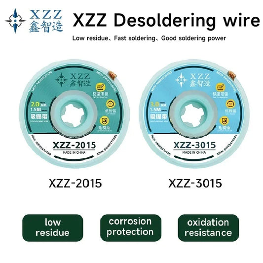 XZZ-2015 3015 2mm 3mm 1.5M 10PCS Pure Copper Braid for Soldering Desoldering Tape Tools phone repair tools Professional Repair Tools
