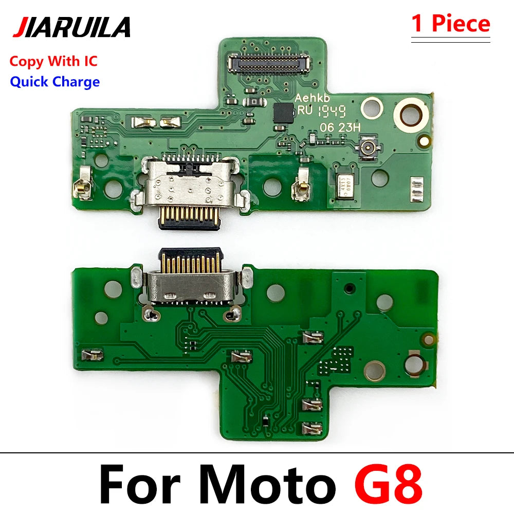 USB Charger Board PCB Flex For Motorola Moto G8 Plus Play Power Lite USB Port Connector Dock Charging Flex Cable Motorola phone repair parts