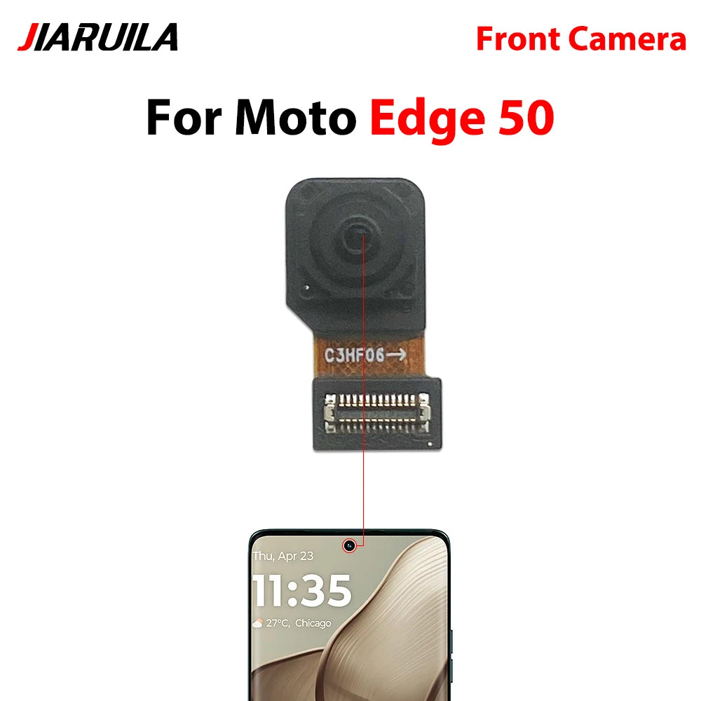 Front Camera Flex Front Back Rear Camera Module Flex Cable For Motorola Moto Edge 20 30 40 50 Neo Fusion Lite Pro Motorola phone repair parts