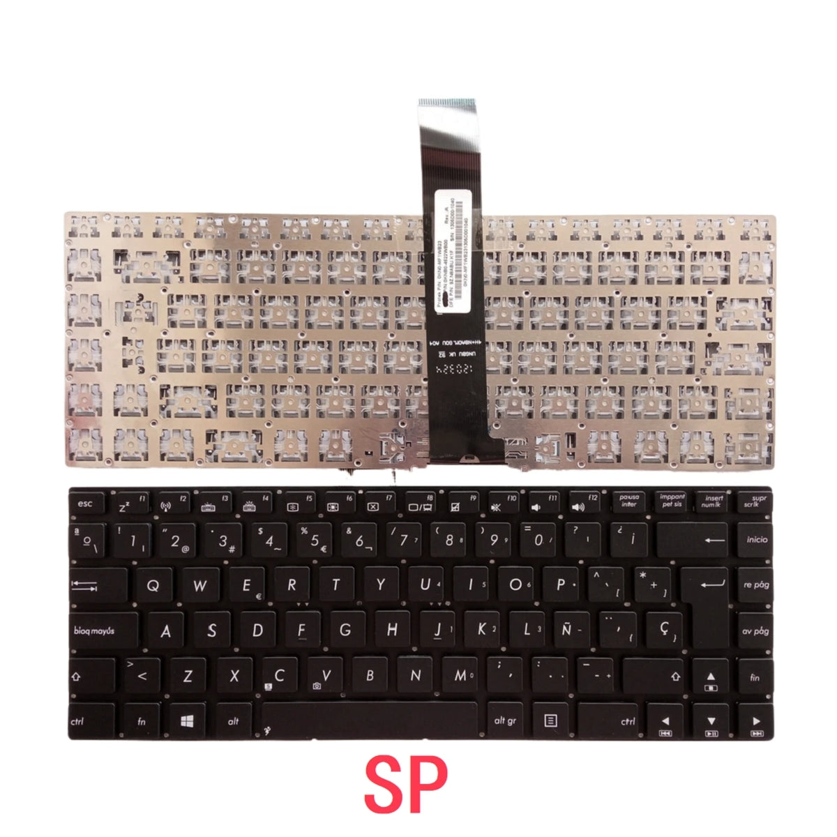 New US Russian Spanish Latin Laptop Keyboard For ASUS N46 N46VB N46VJ N46VM N46VZ Notebook PC Replacement ASUS laptop repair parts