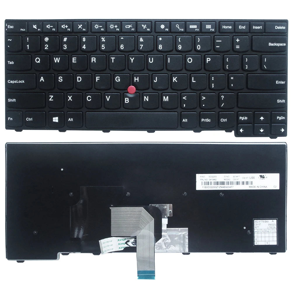 New US Laptop keyboard for Lenovo T440 T440S T440P E431 T431S E440 L440 T460 T450 L470 L450 L460 T450S Lenovo laptop repair parts