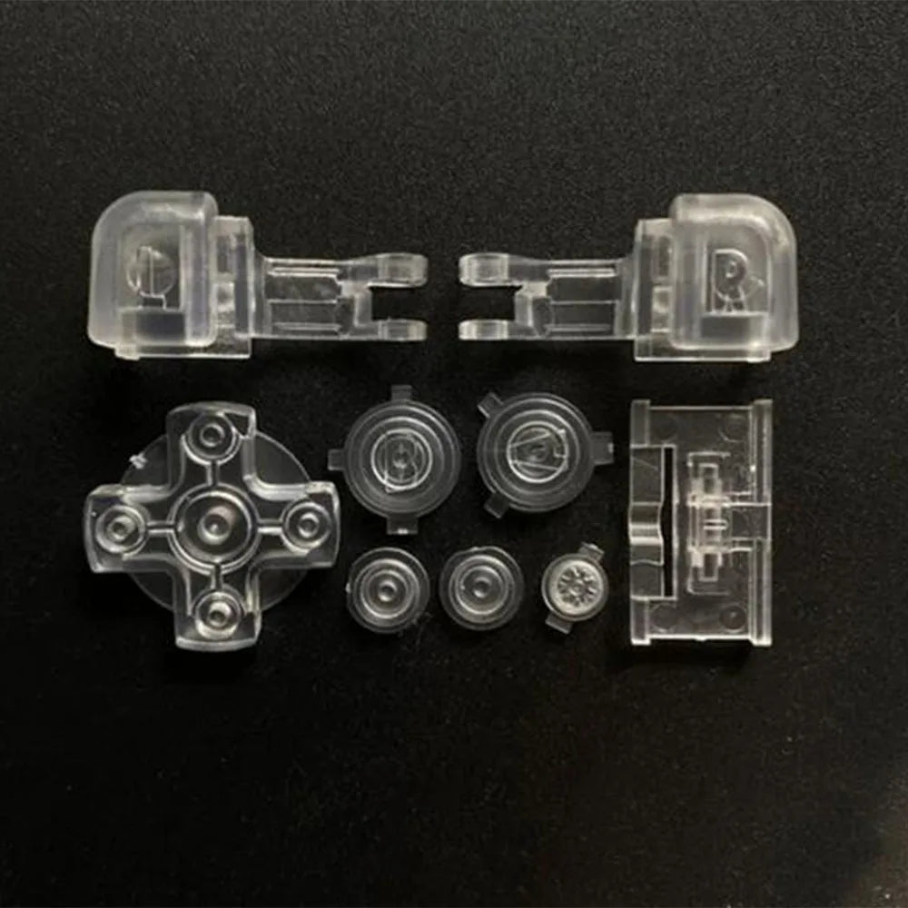 For GameBoy Advance SP Plastic Full Button Set For GBA SP A B Select Start Power ON/OFF L R Buttons Kit D Pad Game console repair parts
