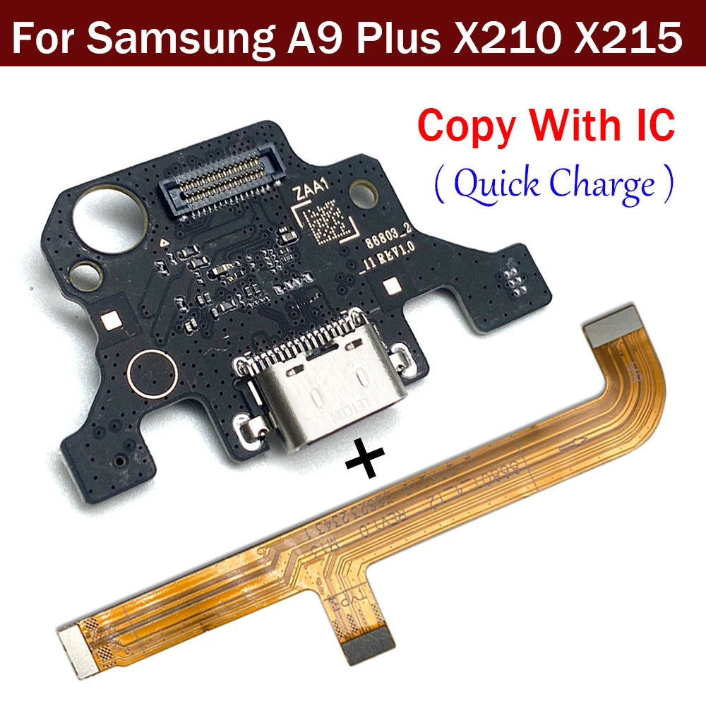 USB Charger Charging Dock Port Connector Main Mainboard Power Volume Flex Cable For Samsung Tab A9 Plus SM - X210 X215 X216 Samsung phone repair parts