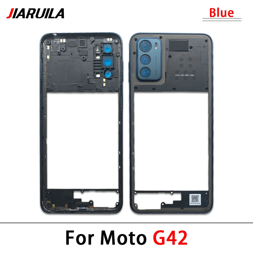 New Middle Frame For Motorola Moto G22 G42 G52 G82 G84 Door Housing Bezel Repair Parts Motorola phone repair parts