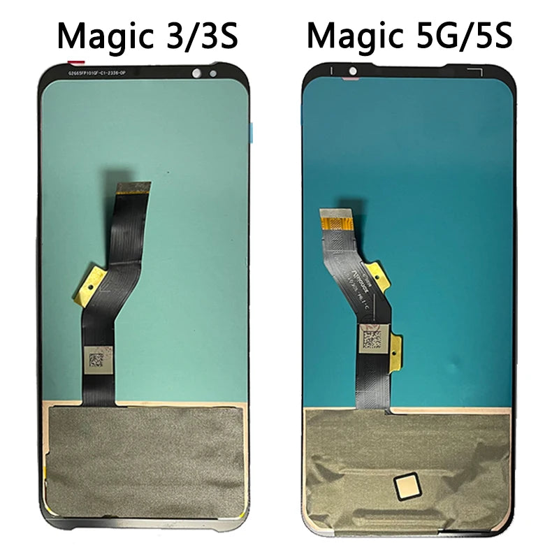 New AMOLED For ZTE Nubia Red Magic RedMagic 3 3S 5G 5S 6R 6 6s 7 7s 8 9 Pro Display Screen+Touch Panel Digitizer Assembly ZTE phone repair parts