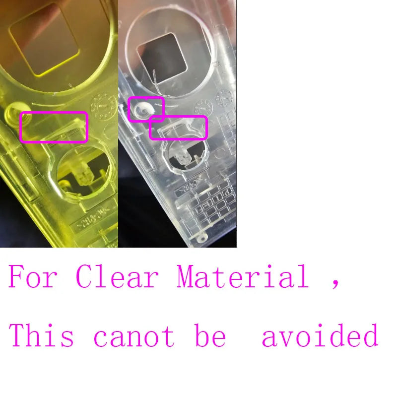 For Switch Oled Replacement Clear Transparent Shell Cover  SL SR Buttons for Nintendo Switch NS Joy Con  Controller Housing Case Game console repair parts