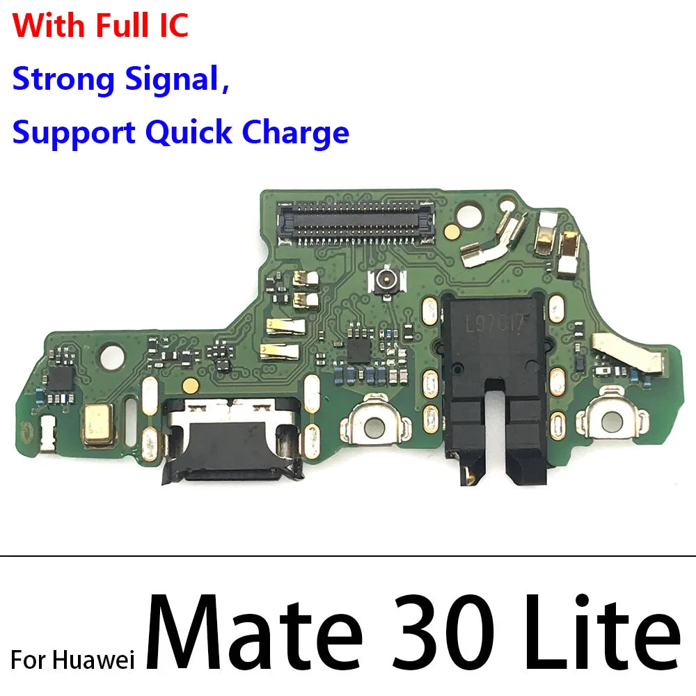 Dock Connector Charging Port Flex Cable For Huawei Mate 9 10 20 30 Pro Lite 20X USB Flex Cable Replacement Huawei phone repair parts