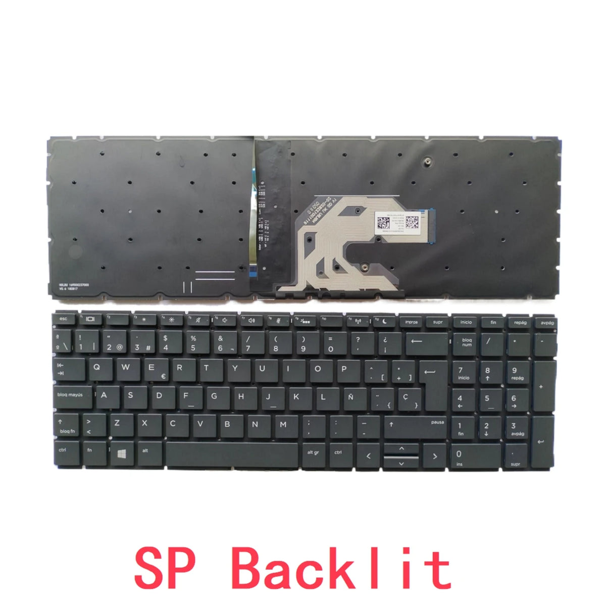 New US Russian Spanish Brazil Laptop Backlit Keyboard For HP Probook 450 G6,455 G6,450R G6,455R G7,450 G7,455 G7 2B-BBU29Q100  HP laptop repair parts