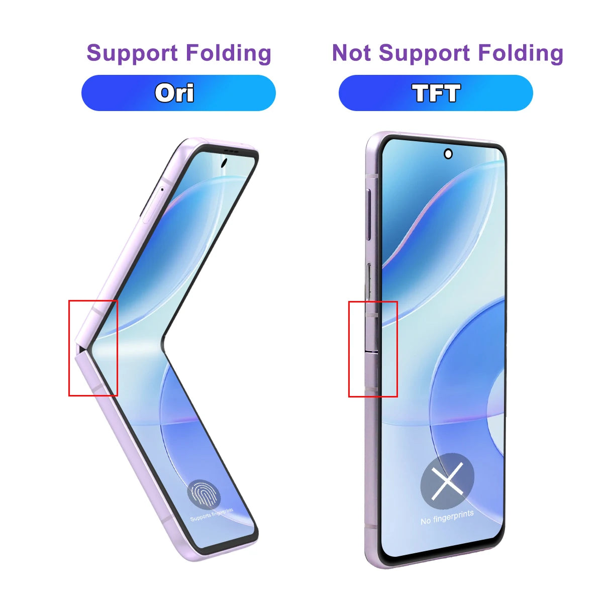 For Samsung Z Flip 3 F711 LCD Display Touch Screen For Samsung Z Flip3 5G LCD SM-F711 F711U F711B Display Replacement Samsung phone repair parts
