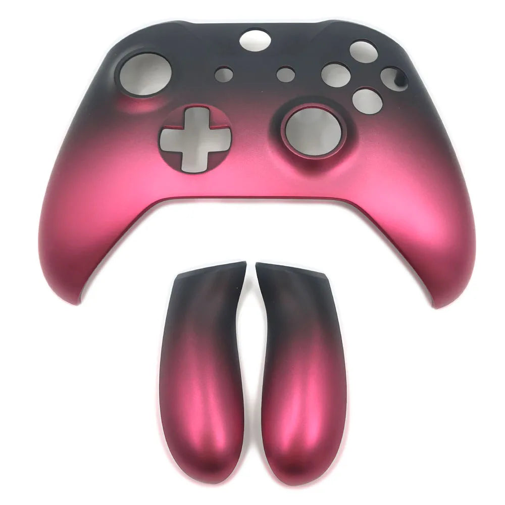 For Xbox One S X Controller Replacement Housing Front Shell Faceplate Back Cover Handle Side Grips Case Game console repair parts