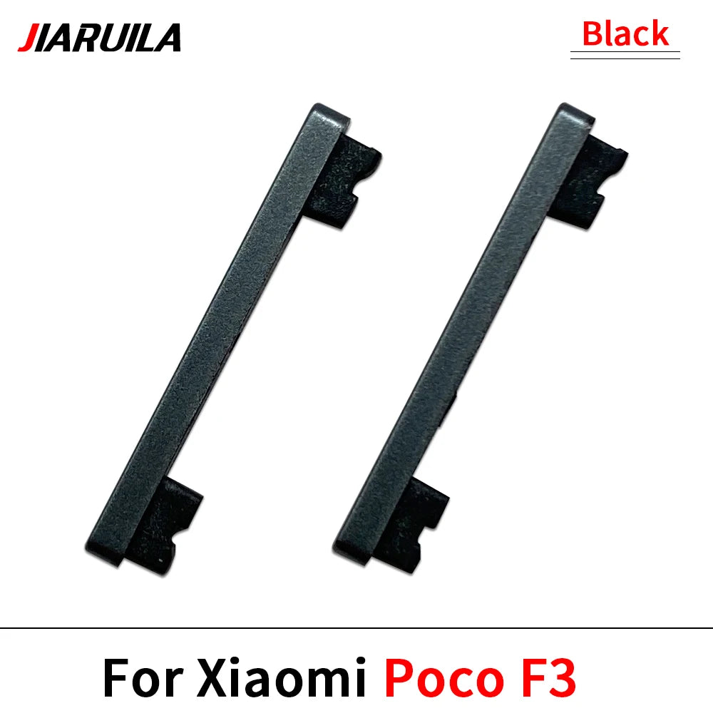 10Pcs/Lot, Side Keys Power and Volume Buttons For Xiaomi Poco F1 F2 Pro F3 F4 5G Replacement Parts  Xiaomi  Xiao mi phone repair parts