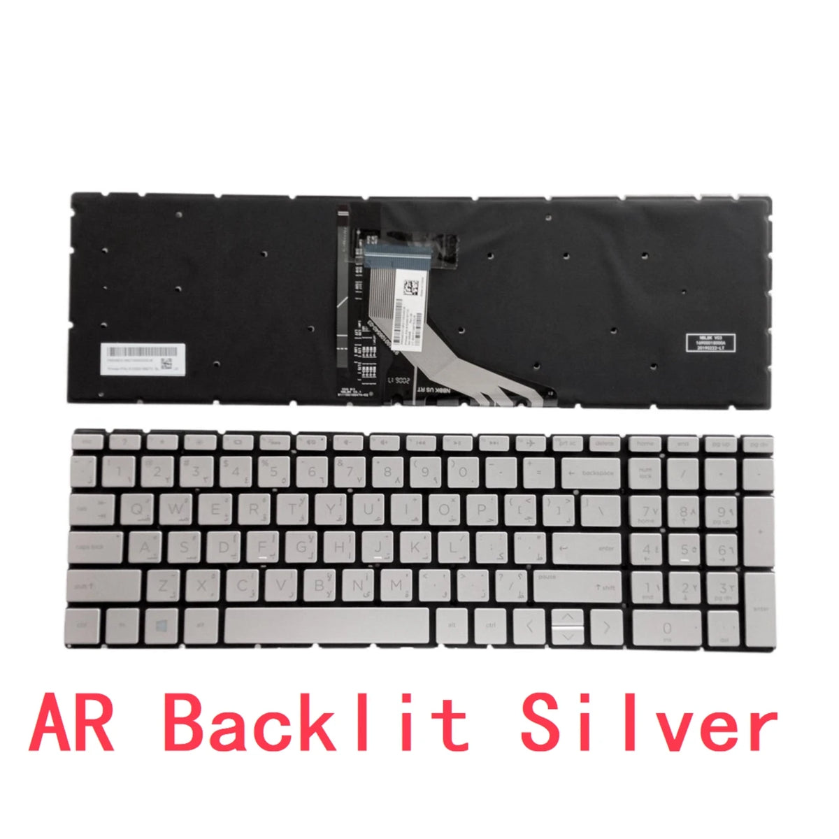 RU SP LA AR BR Backlit Keyboard For HP Pavilion 15-DA 15-CX 15-DB 15-DX 15-DR 250 G7 /255 G7 /256 G7 15-CN 15-CS 15-CR 15-CW 17-  HP laptop repair parts