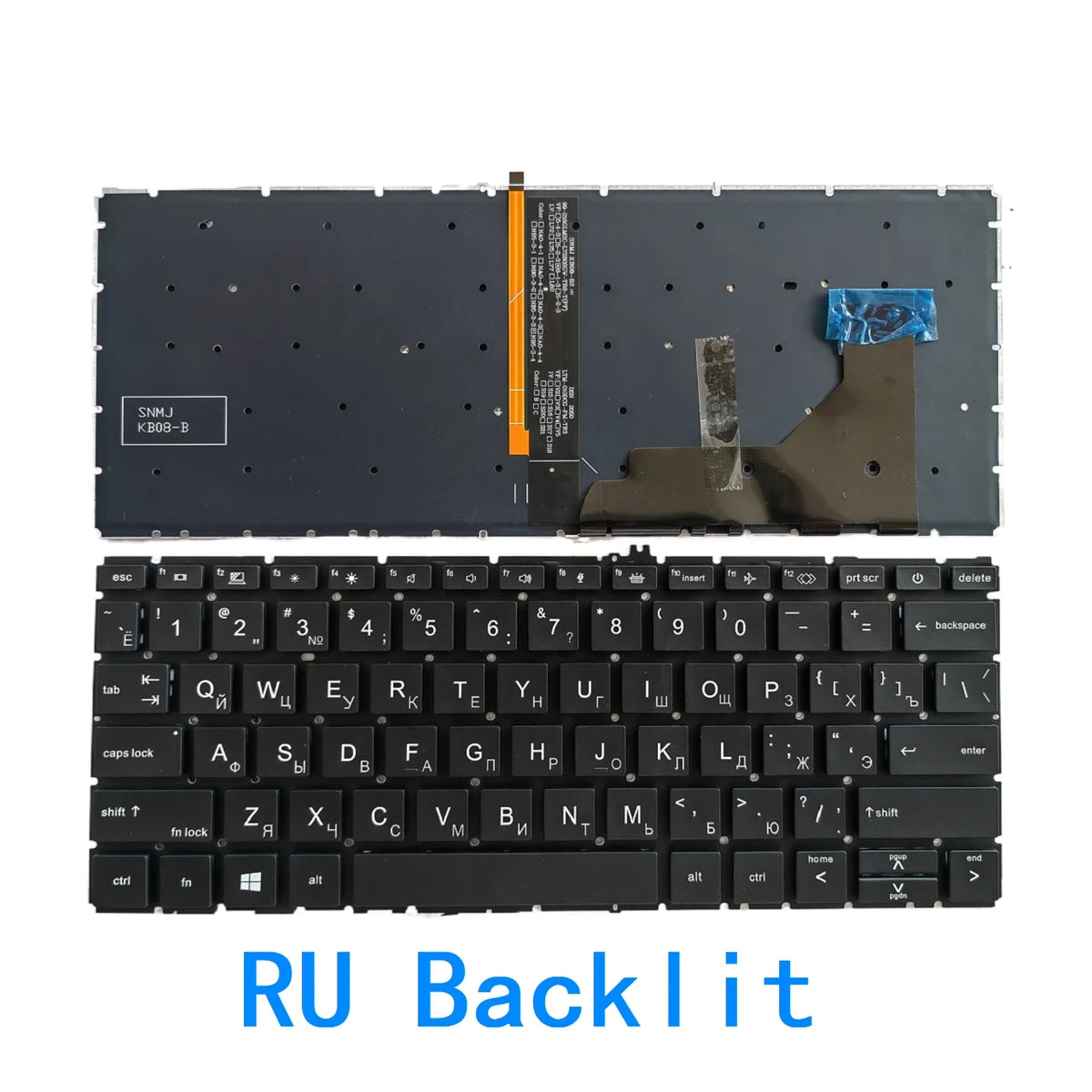 New US Russian Spanish UK Language  Backlit Keyboard For HP EliteBook 730 G7,730 G8,735 G7 735 G8,830 G7,830 G8,835 G7,835 G8  HP laptop repair parts