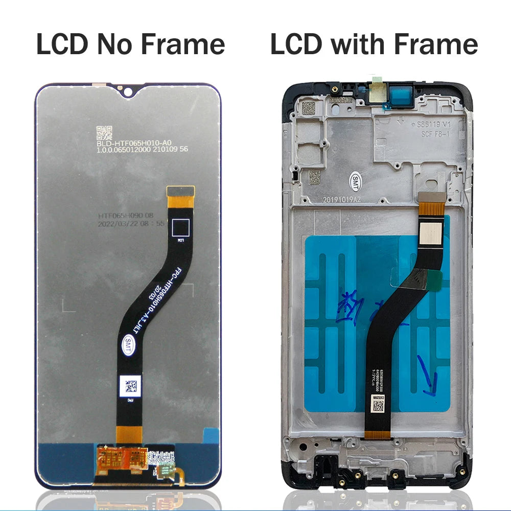 6.5" Screen for Samsung Galaxy A20s Lcd Display Digital Touch Screen with Frame for Samsung A20S A207 A207F A2070 Replacement Samsung phone repair parts