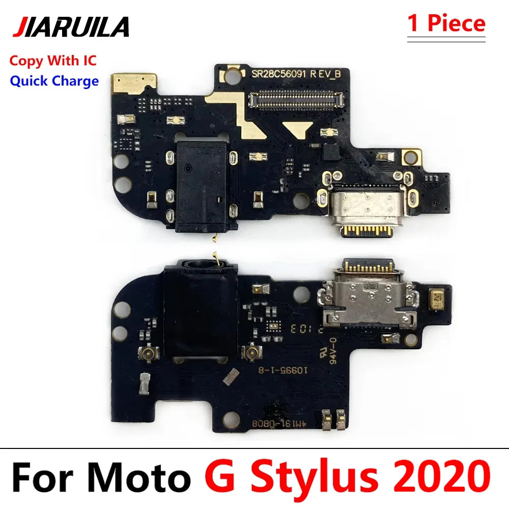 USB Charging Port Dock Charger Connector Board Flex Cable For Moto G Stylus Power Play Pure G 5G Plus 2020 2021 2022 2023 2024 Motorola phone repair parts