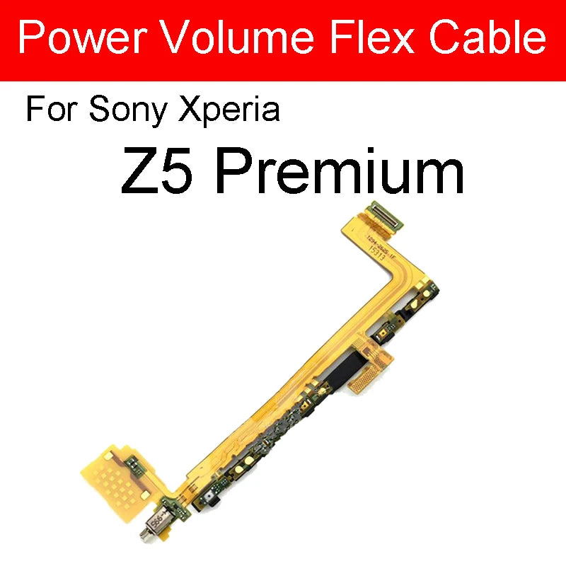 Power Button Volume Camera Key Switch Flex Cable With Microphone For Sony Xperia Z5 Premium Z5Premium E6833 E6853 E6883 Sony phone repair parts