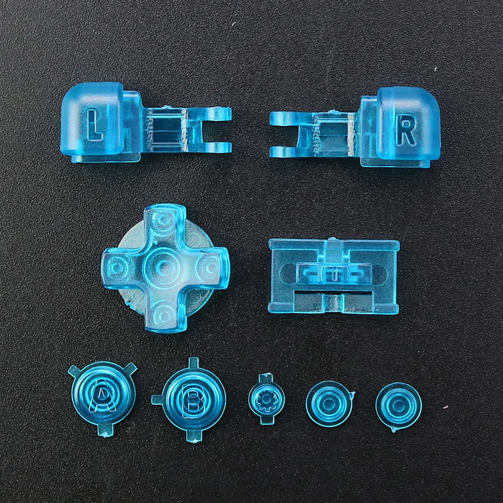 For GameBoy Advance SP Full Set Buttons For GBA SP A B L R D-Pad Select Start Power On Off Volume Key Replacement  ﻿ Game console repair parts